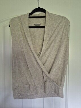 Thyme Maternity Wrap Sleeveless Shirt